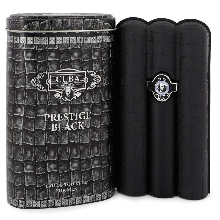 Cuba Prestige Black by Fragluxe Eau De Toilette Spray 3 oz for Men