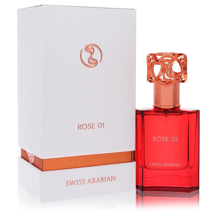 Swiss Arabian Rose 01 by Swiss Arabian Eau De Parfum Spray (Unisex) 1.7 oz for Men