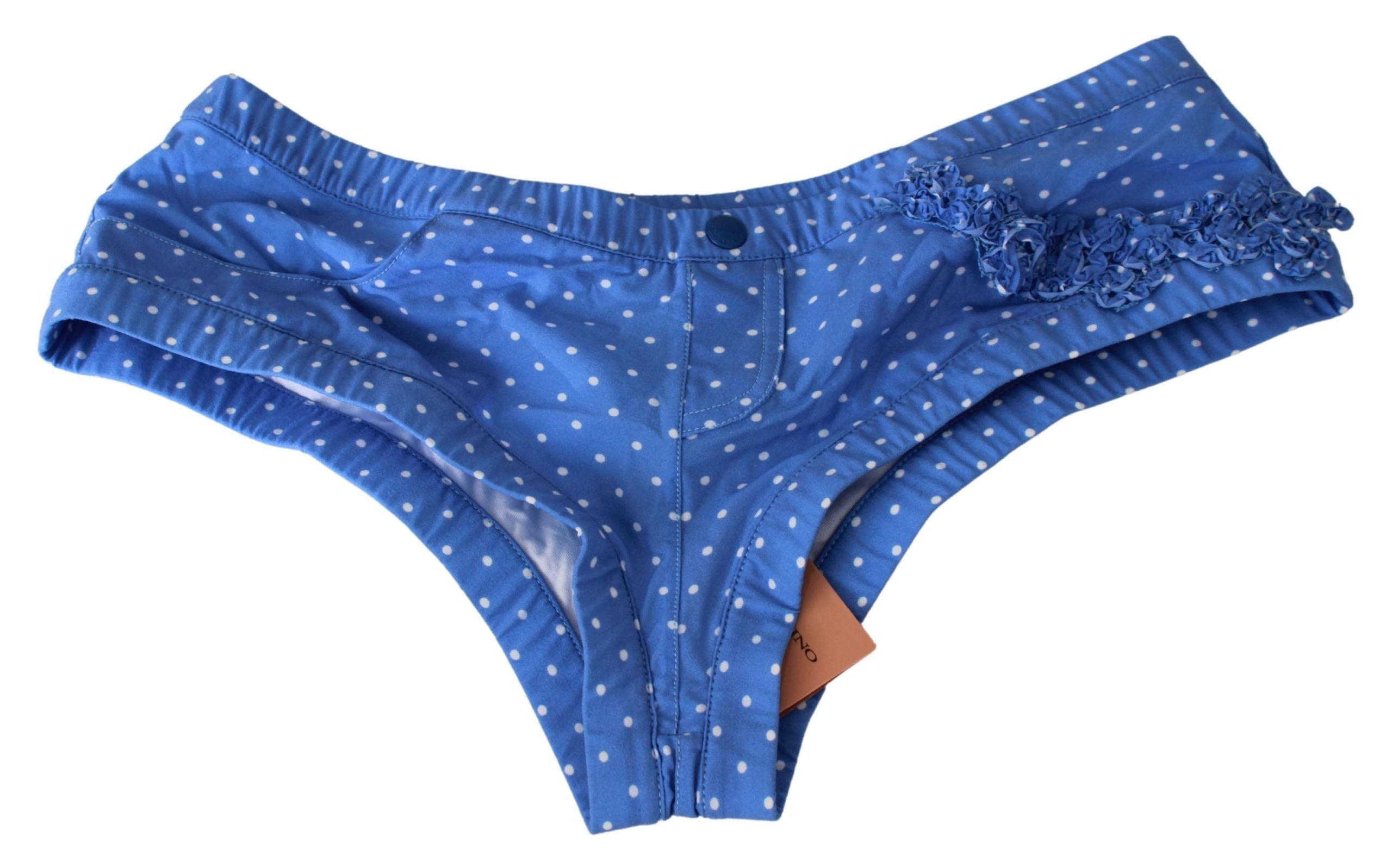 Ermanno Scervino Blue Shorts Beachwear Bikini Bottoms Swimsuit