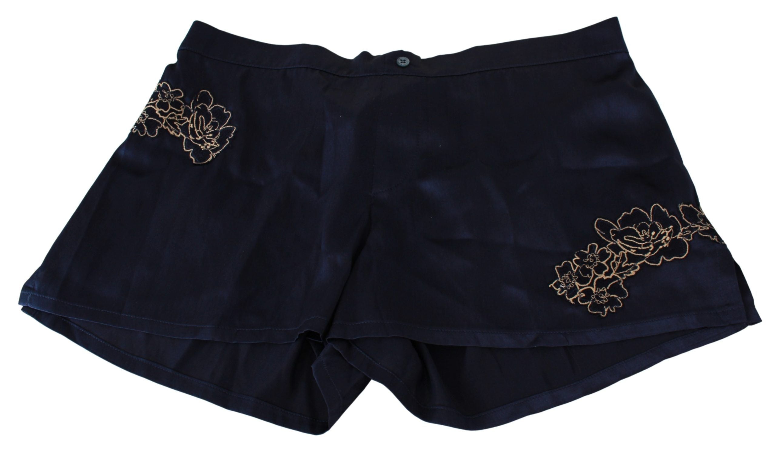 Ermanno Scervino Cotton Blue Lingerie Shorts Underwear