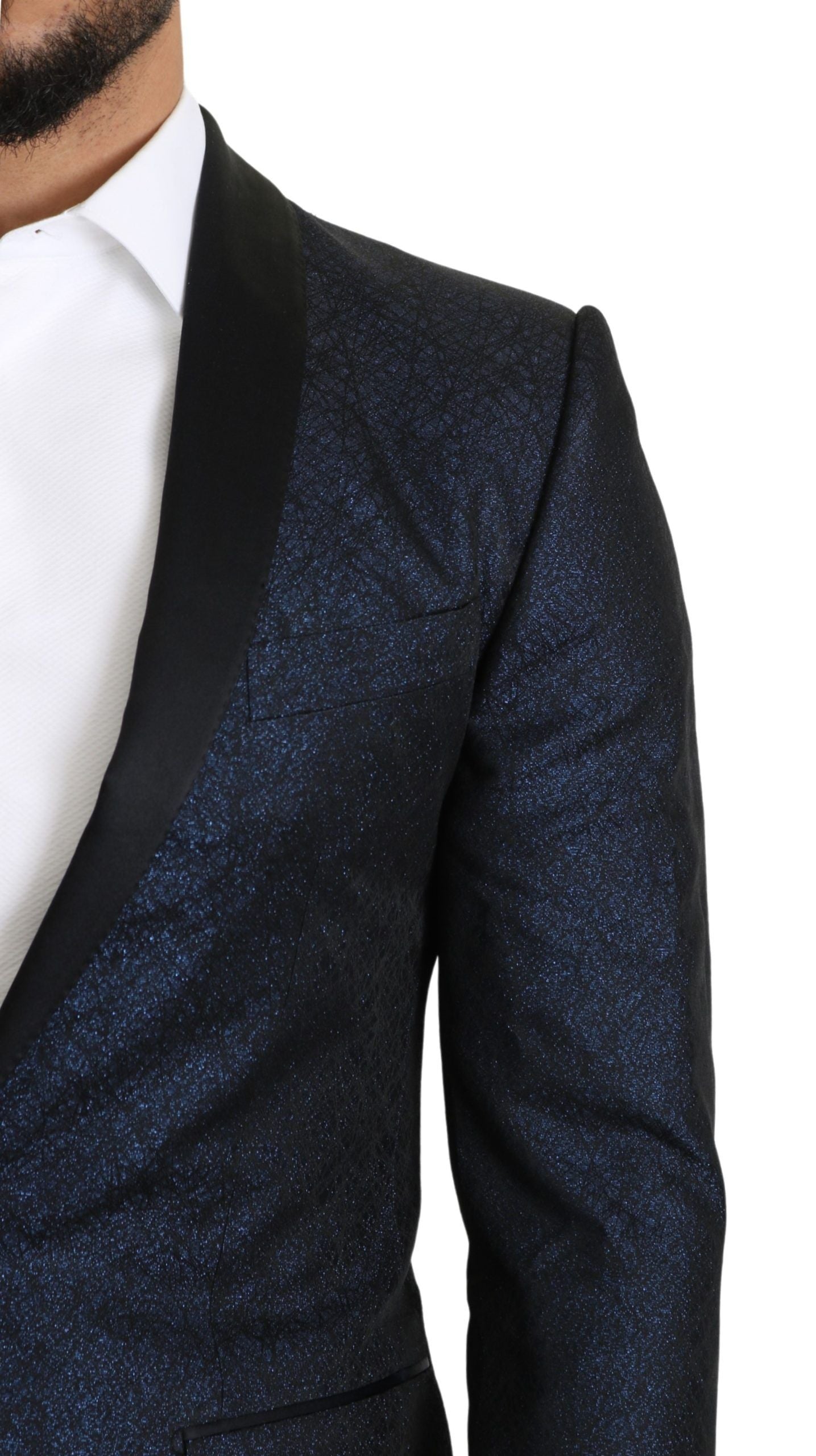 Dolce & Gabbana Blue Slim Fit Jacket Coat MARTINI  Blazer