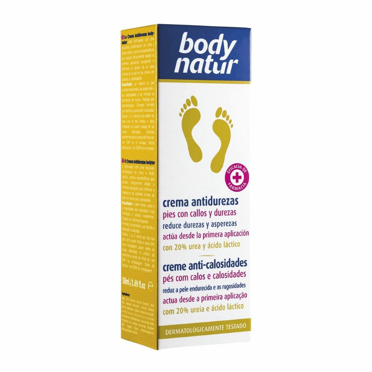 Crème réparatrice anti durillons Body Natur 17099 50 ml