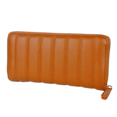 Ungaro Chic Quilted Faux Leather Wallet in Brown