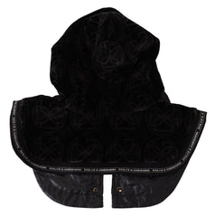 Dolce & Gabbana Elegant Black Cotton Blend Head Wrap Hat