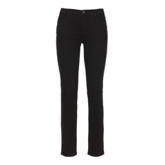 Imperfect Chic Black Cotton Blend Trousers