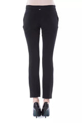 BYBLOS Black Polyester Jeans & Pant
