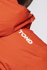 Tond Chic Red Water-Repellent Hooded Jacket