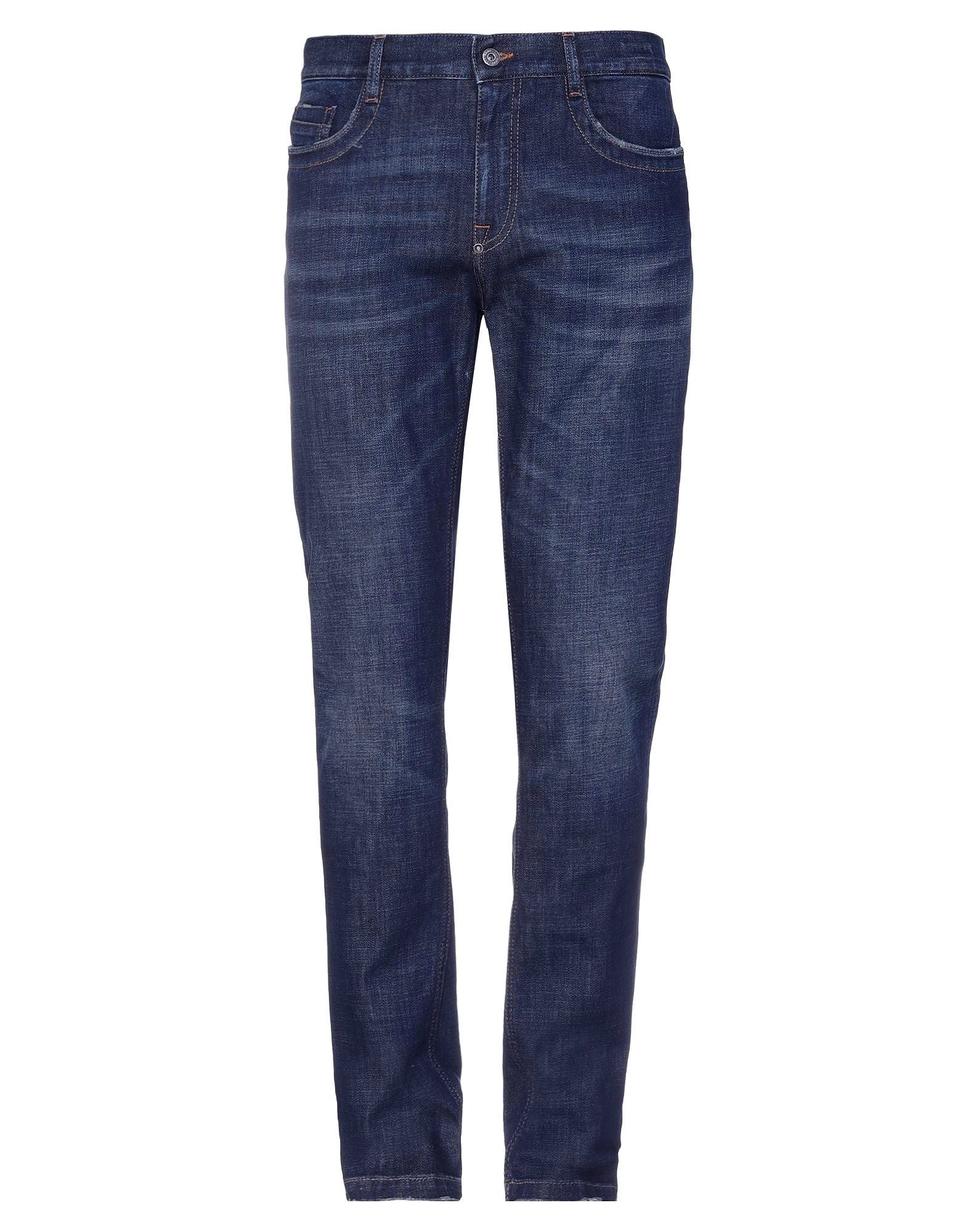 Bikkembergs Blue Cotton Jeans & Pant